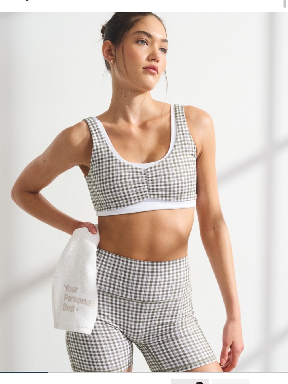 NWT YPB studioFLEX Double-Layered Sports Bra